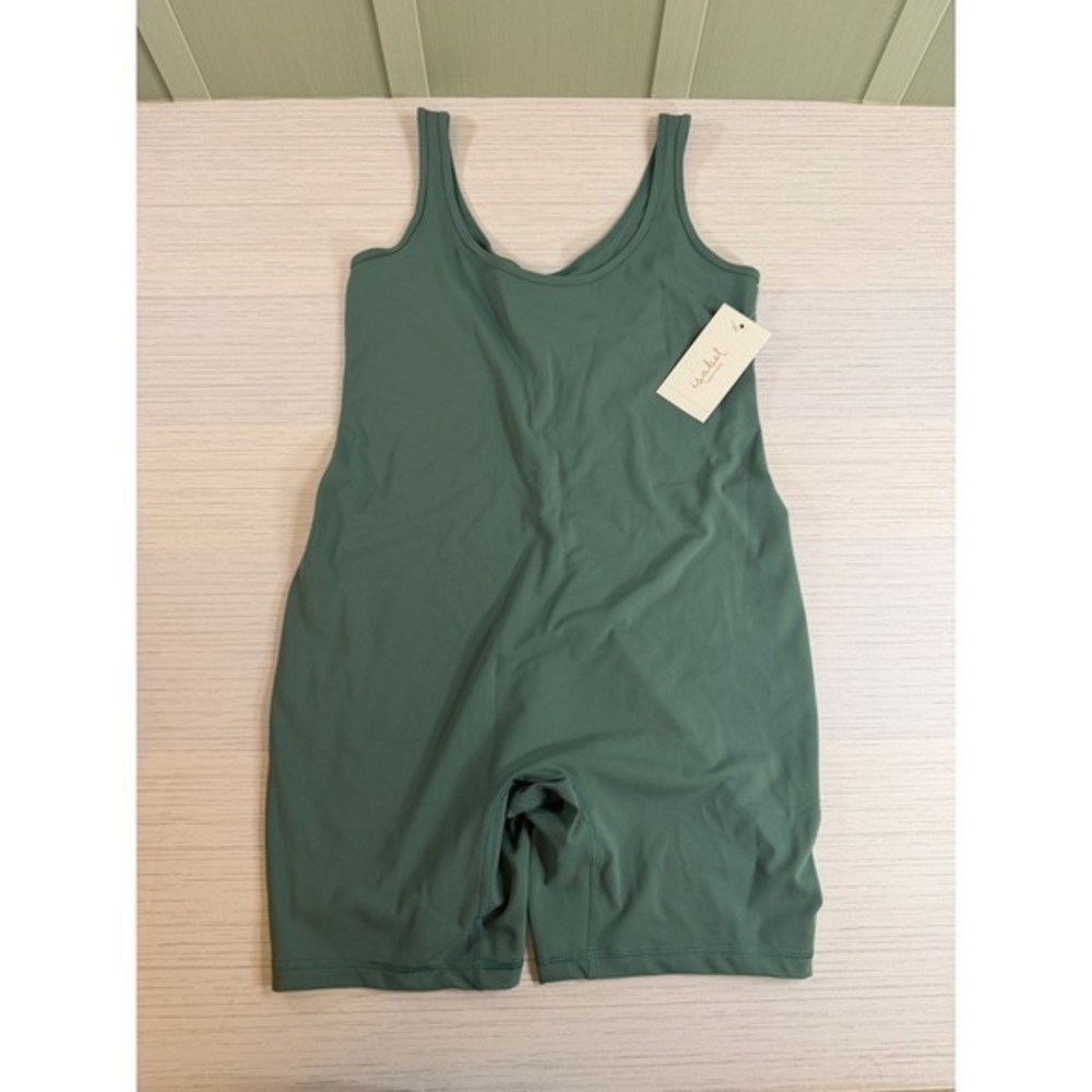 Isabel Maternity by Ingrid & Isabel Size Small Unitard Sage Green Romper NWT